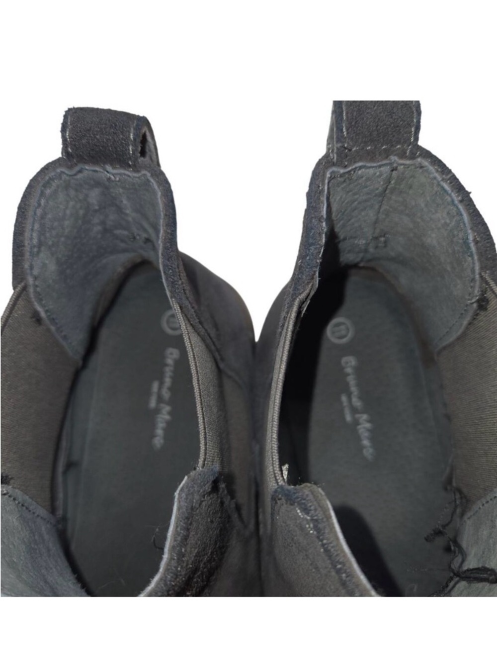 Bruno Marc 11 Men's Chelsea Ankle Boots Charcoal Shoes - Picture 4 of 6